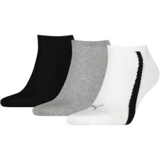 Puma unisex lifestyle fekete/szürke/fehér cipőzokni 3 darab