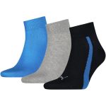   Puma Unisex Lifestyle Quarter kék/szürke/sötétkék zokni 3 pár