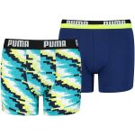 Puma Glitch színes/kék fiú boxer 2 darab