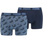   Puma All Over Print kék/sötétkék férfi boxer rövidnadrág
