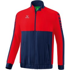 erima Six Wings bemutató sötétkék/piros szabadidő felső