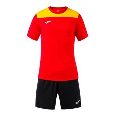 Joma Phoenix II mez + rövidnadrág piros/sárga/fekete férfi garnitúra
