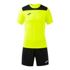 Joma Phoenix II mez + rövidnadrág sárga/fekete gyerek garnitúra