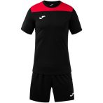 Joma Phoenix II mez + rövidnadrág fekete gyerek garnitúra