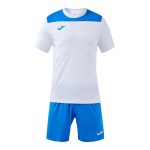   Joma Phoenix II mez + rövidnadrág fehér/kék gyerek garnitúra