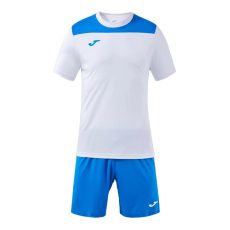 Joma Phoenix II mez + rövidnadrág fehér/kék gyerek garnitúra