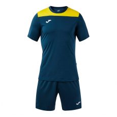  Joma Phoenix II mez + rövidnadrág sötétkék/sárga gyerek garnitúra