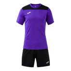   Joma Phoenix II mez + rövidnadrág lila/fekete gyerek garnitúra
