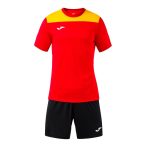   Joma Phoenix II mez + rövidnadrág piros/sárga/fekete gyerek garnitúra