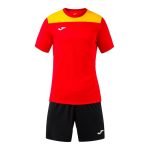   Joma Phoenix II mez + rövidnadrág piros/sárga/fekete gyerek garnitúra