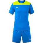   Joma Phoenix II mez + rövidnadrág kék/sárga gyerek garnitúra