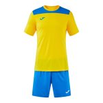   Joma Phoenix II mez + rövidnadrág sárga/kék gyerek garnitúra
