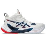 Asics Materise 2 fehér/sötétkék kézilabda cipő
