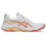   Asics Netburner Ballastic FF 4 fehér/narancssárga női kézilabda cipő