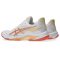 Asics Netburner Ballastic FF 4 fehér/narancssárga női kézilabda cipő