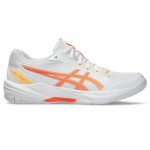Asics Gel-Task 4 fehér/narancssárga női kézilabda cipő