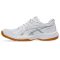 Asics Upcourt 6 fehér/ezüst női kézilabda cipő