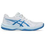 Asics Upcourt 6 fehér/kék női kézilabda cipő