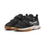 Puma Varion II tépőzáras fekete gyerek teremcipő
