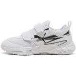 Puma Varion II tépőzáras fehér/fekete gyerek teremcipő