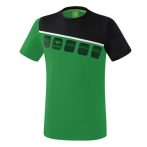 erima 5-C zöld/fekete póló