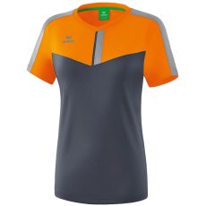 erima Squad sötétszürke/narancssárga női póló