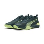 Puma Eliminate Nitro 4 sötétzöld férfi kézilabda cipő