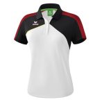   erima Premium One 2.0 fehér/fekete/piros női galléros póló