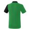 erima 5-C zöld/fekete galléros póló