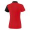 erima 5-C piros/fekete női galléros póló