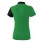 erima 5-C zöld/fekete női galléros póló