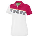 erima 5-C fehér/pink női galléros póló