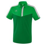 erima Squad sötétzöld/zöld férfi galléros póló