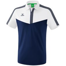 erima Squad sötétkék/fehér férfi galléros póló