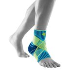 Bauerfeind Sports kék/zöld bokakötés jobb láb