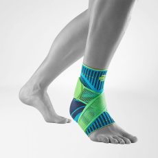 Bauerfeind Sports kék/zöld bokarögzítő bal láb