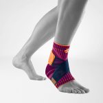 Bauerfeind Sports pink bokarögzítő jobb láb