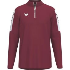  erima Intro rövidcipzáras bordó férfi tréning felső