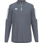   erima Intro rövidcipzáras sötétszürke gyerek tréning felső