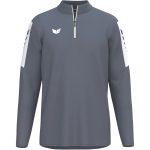   erima Intro rövidcipzáras sötétszürke gyerek tréning felső