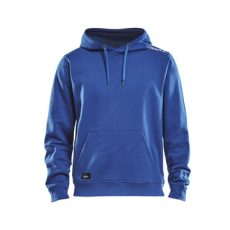 Craft Community kapucnis kék férfi pulóver