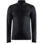   Craft Core Gain Midlayer félig cipzáras fekete férfi szabadidő felső