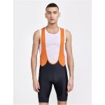   Craft ADV Endur Bib kerékpáros kantáros fekete/narancs férfi rövidnadrág