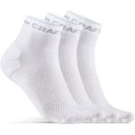 Craft Core Dry Mid fehér zokni 3 pár