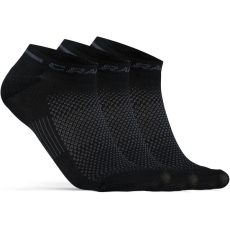 Craft Shaftless fekete zokni 3 pár