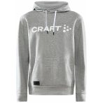 Craft Core kapucnis szürke férfi pulóver