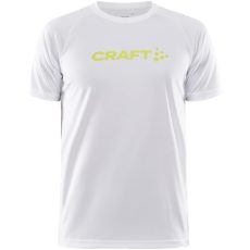 Craft Core Unify Logo fehér/sárga férfi póló