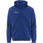   Craft Community 2.0 Logo kapucnis kék férfi cipzáros felső