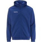   Craft Community 2.0 Logo kapucnis kék férfi cipzáros felső