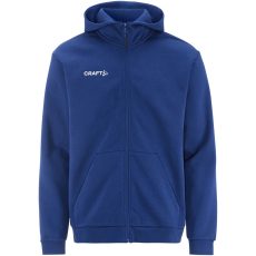 Craft Community 2.0 Logo kapucnis kék férfi cipzáros felső